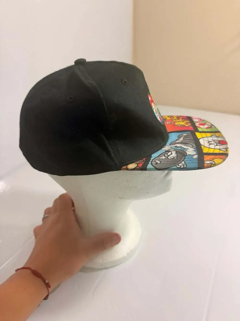 Super Mario and Luigi Character Youth Flat Bill Adjustable Snapback Hat